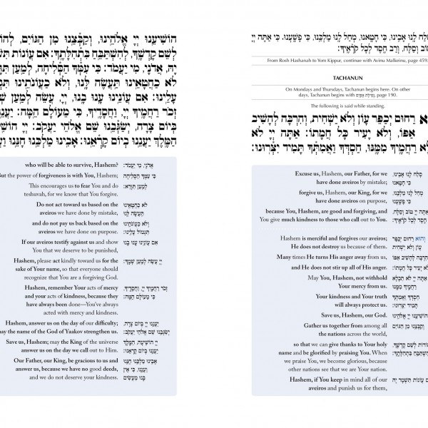 Linear Siddur – Set (Nusach Ari) – Living Lessons | Torah Publications ...